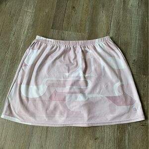 VTG Nike Dri Fit Skirt Skort Pink White Patterned Size XL